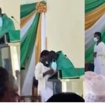 Reverend Father Kissing Students,