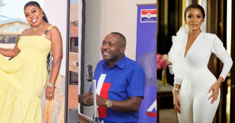 Afia Schwarzenegger names those behind Serwaa Amihere's leaked allegations; video pops up