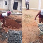 Man takes his female bestie to work as labourer at construction site after she asked him for ‘urgent 2k’