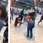 Lady slaps her boyfriend after saying Yes to his proposal, he angrily walks away (Video)