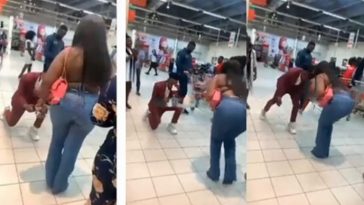 Lady slaps her boyfriend after saying Yes to his proposal, he angrily walks away (Video)