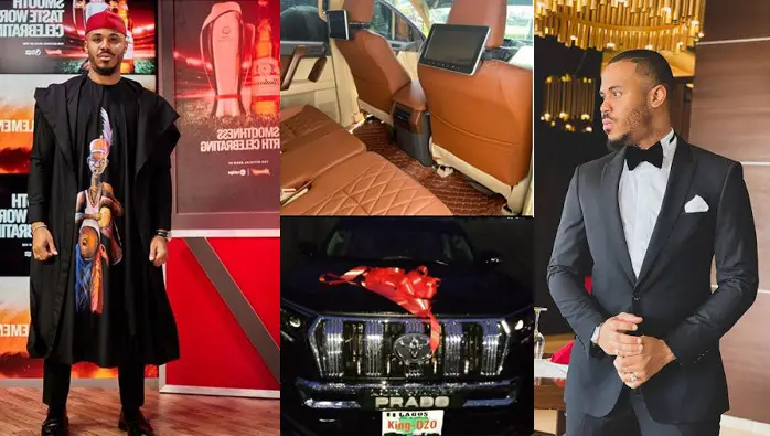 Loyal fans gift Ozo brand new SUV days after surprising him with a house (Photo/Video)