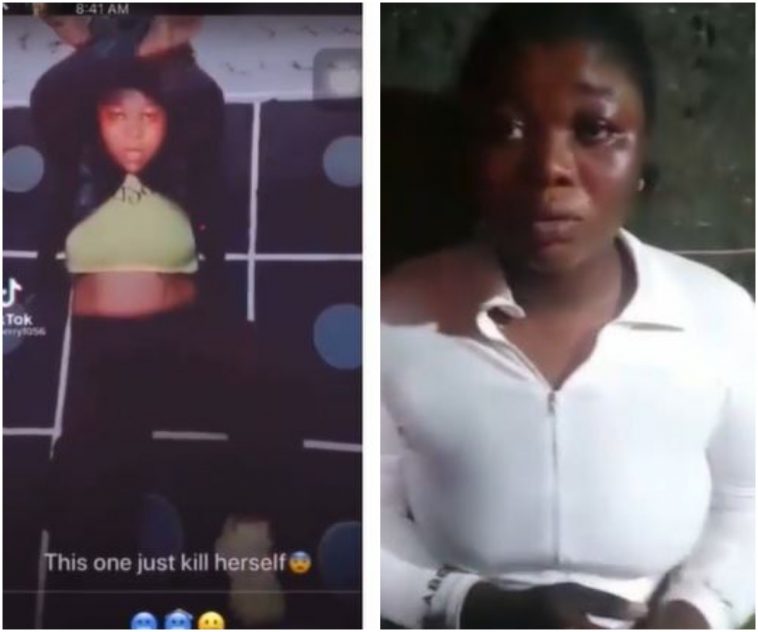 Reactions As Cult Boys Brutalize And Strip Lady Naked For Using Their Slang In Tik Tok Video