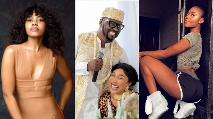 More drama as Tonto Dikeh says Prince Kpokpogri allegedly has IG dancer, Jane Mena’s s*x tapes [Details/Audio]