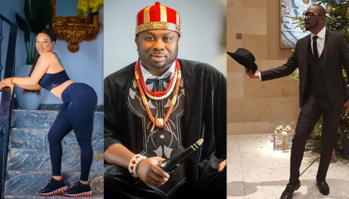 Tonto Dikeh reacts as her ex-lover, Prince Kpokpogri takes side with her ex-husband, Churchill