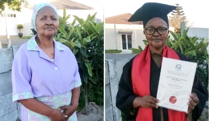 60-year-old housemaid inspires many as she bags Business Management degree