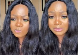 Evicted Married Housemate Tega Bows To Pressure Begs Husband Publicly With Teary Eye
