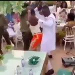 Groom abandons his wife to dance with a guest at their wedding reception