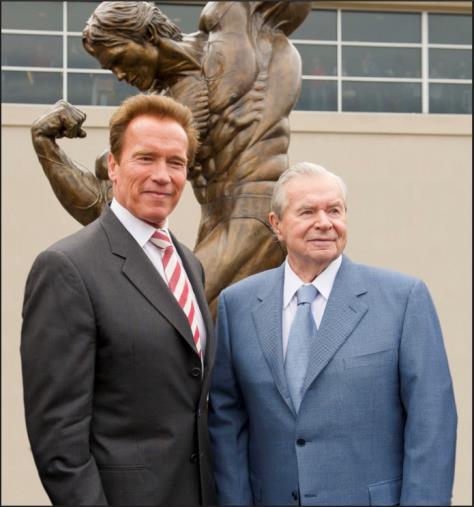 Schwarzenegger and Jim Lorimer