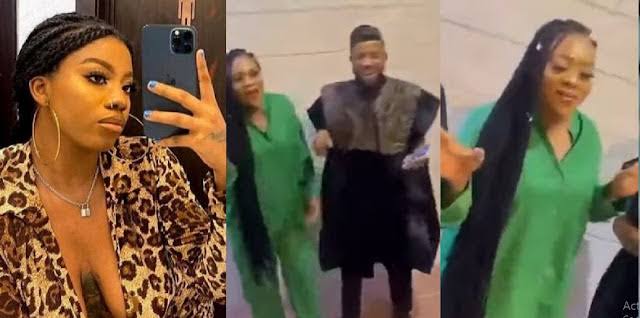 ‘They are so young’, Reactions as BBNaija Angel’s dad and mum’s lovey-dovey video surface online