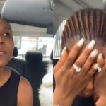 Lady breaks down in tears after one year of engagement, says she’s tired of waiting for wedding (Video)