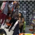 Drama as man begins to throw up after being forced to consume a friend’s drink that he was accused of poisoning (Video)