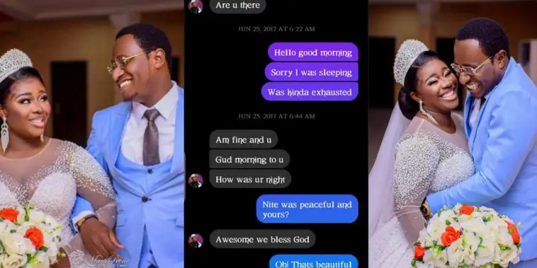 I finally got him – Lady marries man she’s been wooing since 2017 on Facebook