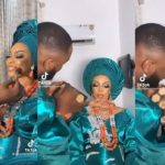 Heartwarming video of groom doing his bride’s makeup on their wedding day (Watch)