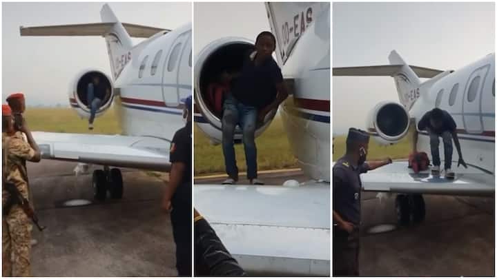 Boy who desperately wants to relocate abroad caught hidden inside aeroplane’s engine