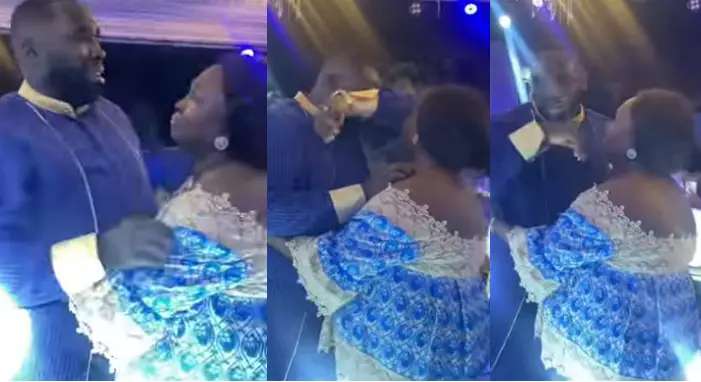 Emotional moment groom and his mum cry during mother-son dance at his wedding (Video)