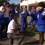 Secondary school student proposes to his girlfriend on her birthday (Video)