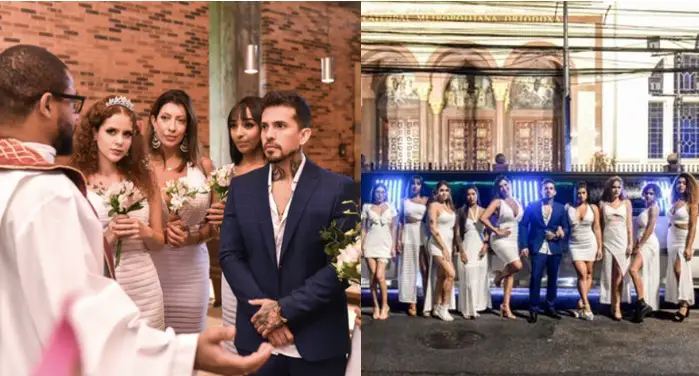 Arthur O Urso: Man makes record by marrying 9 women at the same time