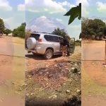 Drama as wife caught her husband cheating with a car she bought for him