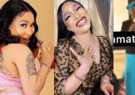 Tonto Dikeh is not a human being by birth – Female preacher insists (Video)