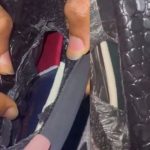 Lady discovers different passports hidden in a pair of slippers given to her to take to Ireland (Video)
