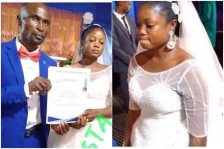 Groom Reveals Why Pretty Bride Refused To Smile During Their Wedding Ceremony