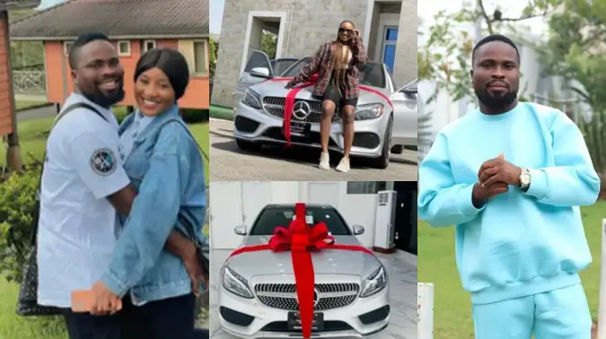 Comedian, Sir Balo buys Benz for girlfriend for being a source of motivation