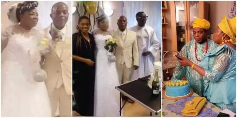 Reactions As 61-Year-Old Woman Weds For The First Time