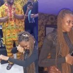 It’s against our culture for a man to kneel for a woman – Lady says as she kneels down to accept her man’s proposal