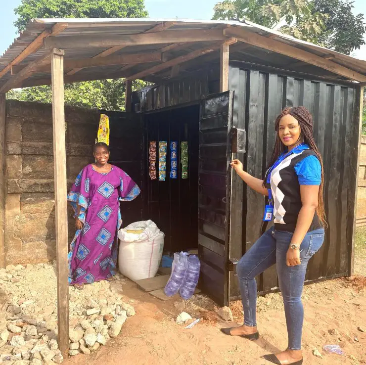 Lady sets up business for mother of 3 in the spirit of Valentine