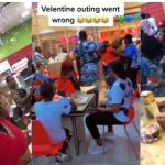 Lady visits mall to buy gift for her man only to catch him there with another lady (Video)