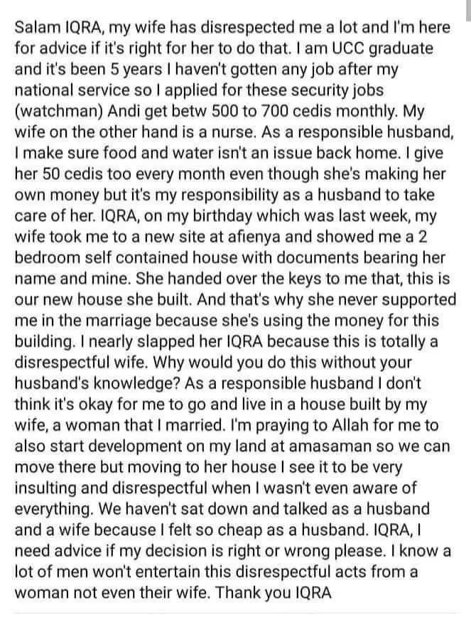 man wife house
