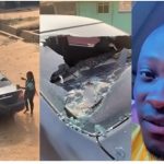 Woman destroys her husband’s car after accusing him of cheating (Video)