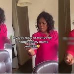 Am I a child? – Woman tackles her husband over the amount of money he gave her (Video)