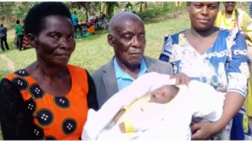 Mzee Yosia Mwesigye; Man Finally Becomes Father, Welcomes 1st Child at Age 83