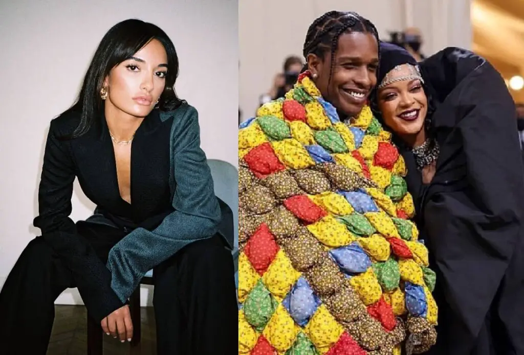 Amina Muaddi and ASAP Rocky Rihanna breakup story 1024x695 1