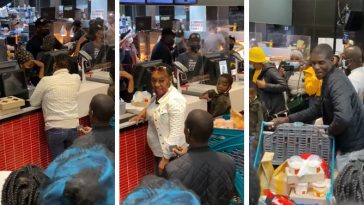 Man takes his woman shopping and proposes but she walks out on him (Video)