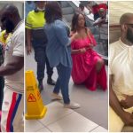 Woman goes down on her knees in mall and proposes to boyfriend