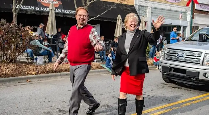 Chuck Edwards and his wife, Teresa Wilson Edwards