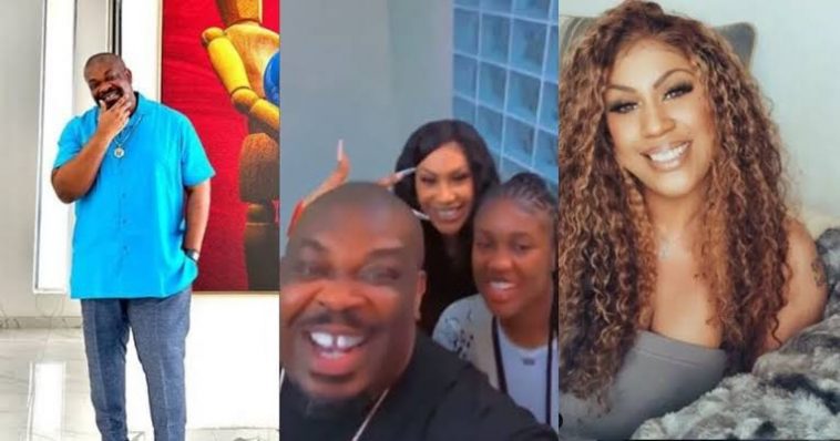 Don Jazzy Beams With Smile As He Reunites With Ex-Wife, Michelle Jackson, After 19 Years