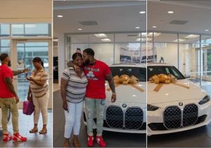 Man buys 2022 BMW for his mum to celebrate her while alive