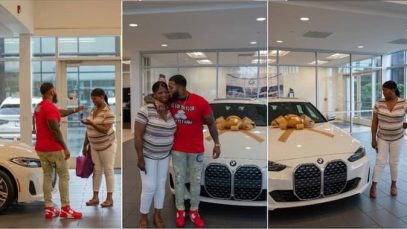 Man buys 2022 BMW for his mum to celebrate her while alive