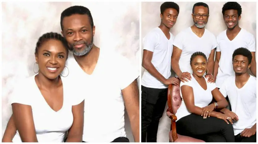 Omoni Oboli Family Photo