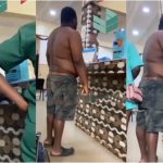 ‘My stomach is too big’ – Young man with potbelly storms hospital to demand abortion