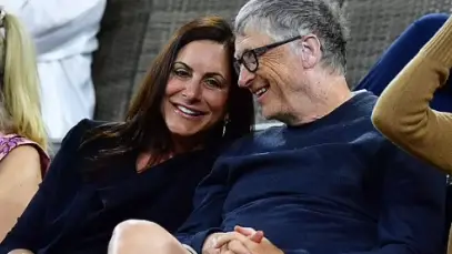 Paula Hurd with Bill Gate 2023
