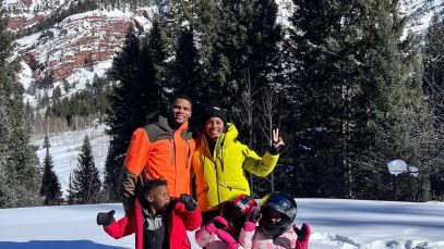 Russell Westbrook with family
