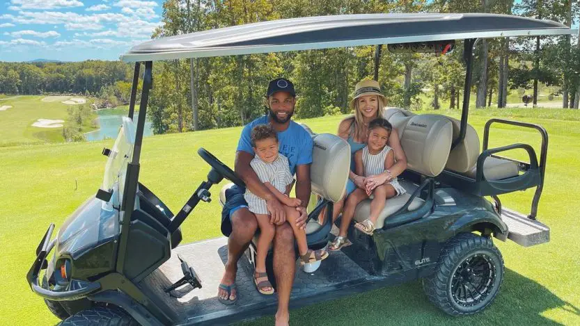 How did Golden Tate meet his wife, Elsie Tate