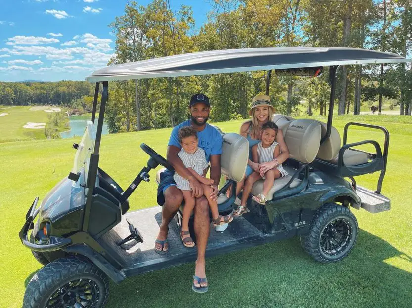 How did Golden Tate meet his wife, Elsie Tate