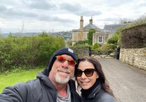 Bill Goldberg with wife