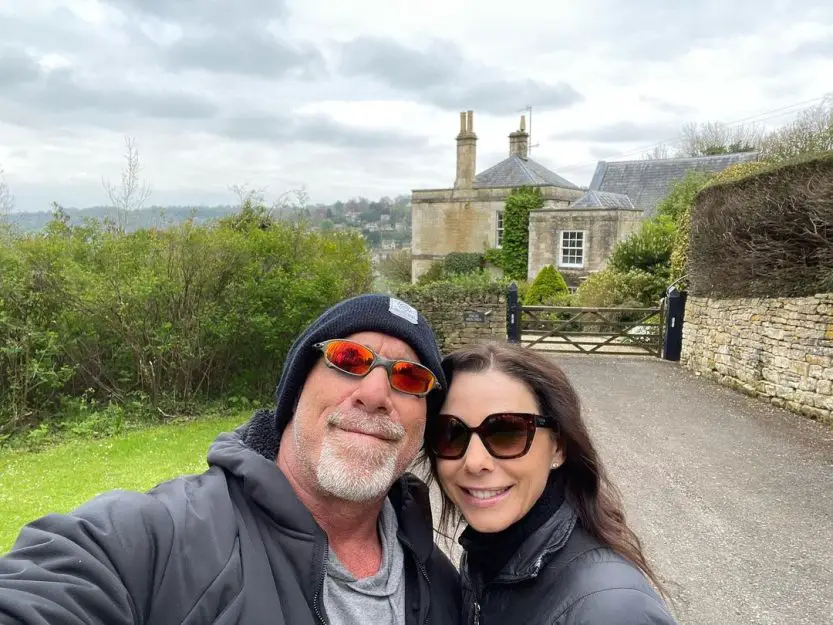 Bill Goldberg with wife